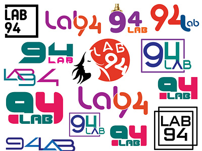 Lab 94 Logo branding business card design graphic design logo typography ui ux