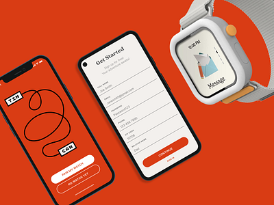 Tin Can: Smartwatch + mobile app for kids and families design system family app kids app product design smartwatch ui ux