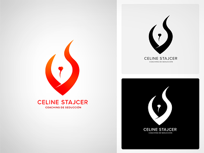 Coaching Logo logo logodesign negative space logo sexy logo