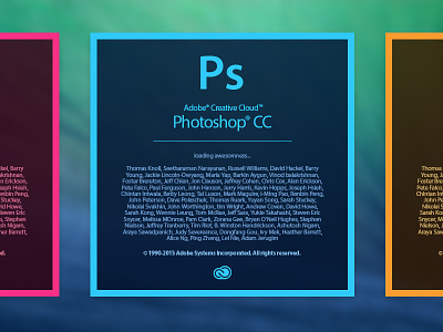 Adobe Creative Cloud Splashscreen adobe cc cloud creative illustrator indesign osx photoshop screen splash