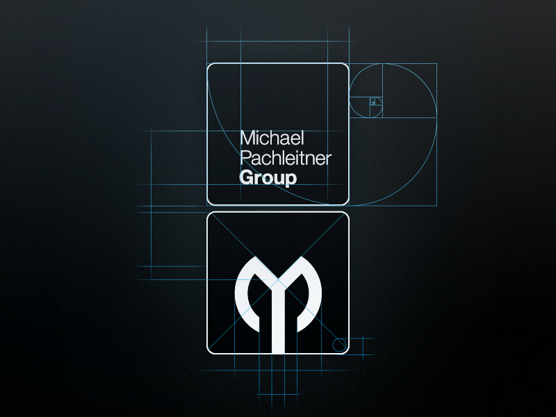 Michael Pachleitner Group branding cd fibonacci golden logo ratio redesign