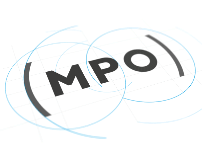 MPO Visual Identity animation bacon branding design gif golden logo ratio