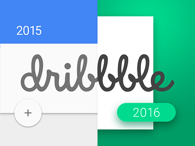 Dribbble 7 2015 2016 card dailyui design dribble evolution material progress rebound ui white
