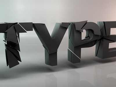 TYPE 3d 3ds art blakc c4d font helvetica max on render rendering studio type typo typographie typography vray white