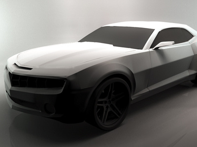 Car Modeling 3d camaro car model modeling render