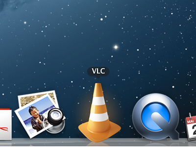 Free VLC icon apple cone dock down download free gratis icon lion mac new orange traffic vlc