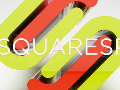 squarespace shot 3d c4d clean competition crisp glossy green icon metal red rendering sharp shiny six squarespace squarespace6 symbol