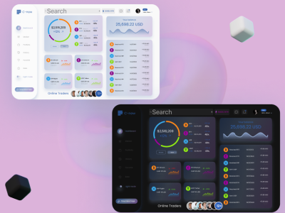 Crypto Currency Dashboard dashboard ui