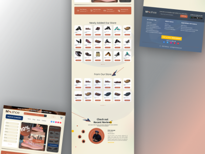 Mshoe website ui web design