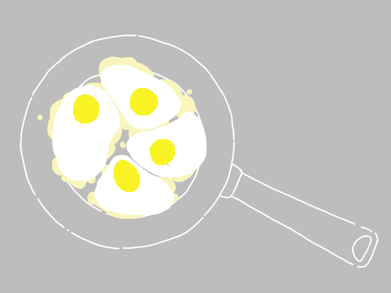 YC Eggs and Bacon by Emma Ehrling on Dribbble