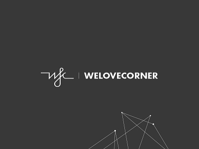 WELOVECORNER // Imagotype brandidentity branding identity imagotype lettering art logo makeitsimple minimal