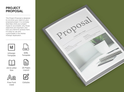 Project Proposal advertising advertising and promotion annual report booklet budget business business plan company profile corporate design marketing project proposal template