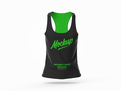Free Womens Sleeveless T-Shirt Mockup download free mockup shirt sleeveless women