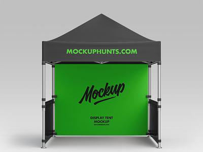 Free Display Tent Mockup