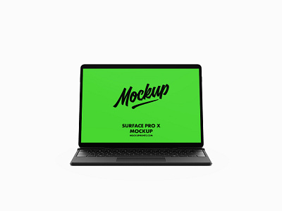 Free Microsoft Surface Pro X Mockup device display download mockup free microsoft pro surface