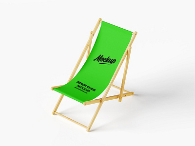 Free Beach Chair Mockup beach chair download free mockup