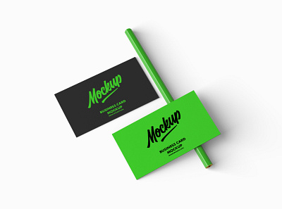 Free Minimalist Business Card Mockup branding business business card download free mockup