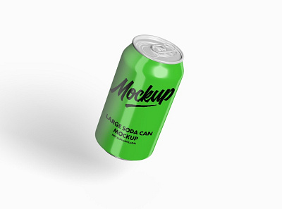 Free Large Soda Can Mockup can download drink free large mockup soda
