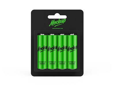 Free AA Battery Mockup aa battery battery download free mockup psd