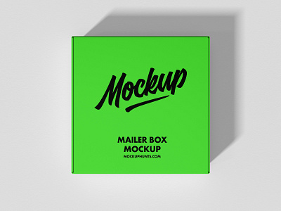 Free Mailer Box Mockup box branding download free mailer mockup packaging psd