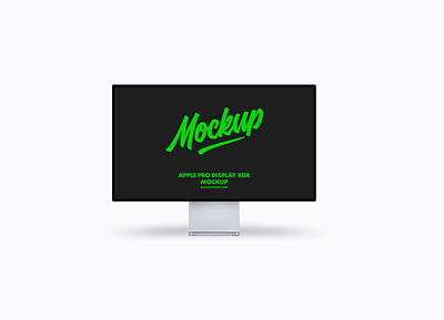 Free Apple Pro Display XDR Mockup apple download free mockup pro display psd screen