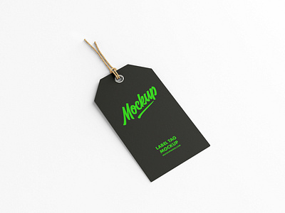 Free 3 Label Tags Mockups branding download free label mockup tag