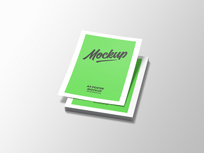 Free A4 Flyer and Poster Mockup a4 download flyer free mockup poster psd