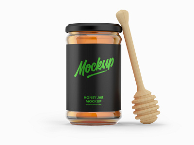 Free Honey Jar Package Mockup download free honey jar mockup package psd