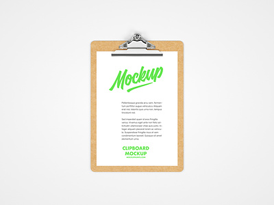 4 Free Clipboard Mockups clipboard download free mockup psd
