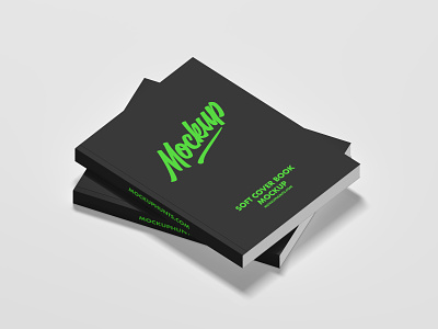 2 Free Soft Cover Books Mockup book download free mockup psd soft cover
