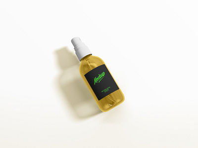 Free Mini Spray Bottle Mockup