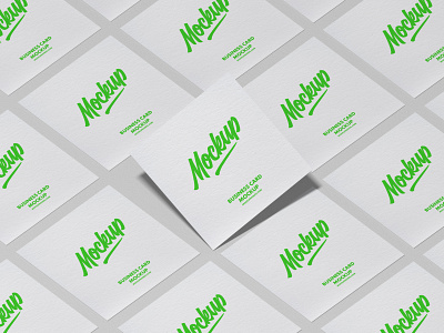 Free Branding Square Business Card Mockup business card download free mockup psd square