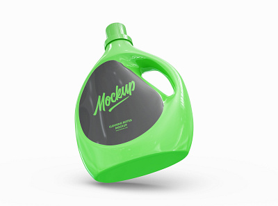 Free Cleaning Bottle Mockup bottle cleaning download free mockup psd