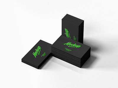 3 Free Business Card Stacks Mockup business card download free mockup psd