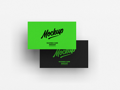 Free Top View Floating Business Card Mockup business business card business card mockup download free mockup psd psd mockup