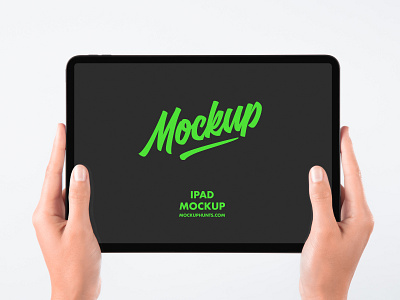 Free Hand Holding Tablet iPad Mockup download free free mockup freebie ipad ipad mockup mockup tablet tablet mockup