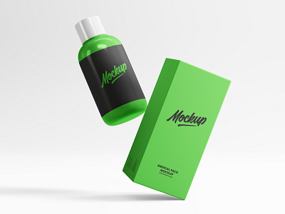 Free Medical Packaging Mockup