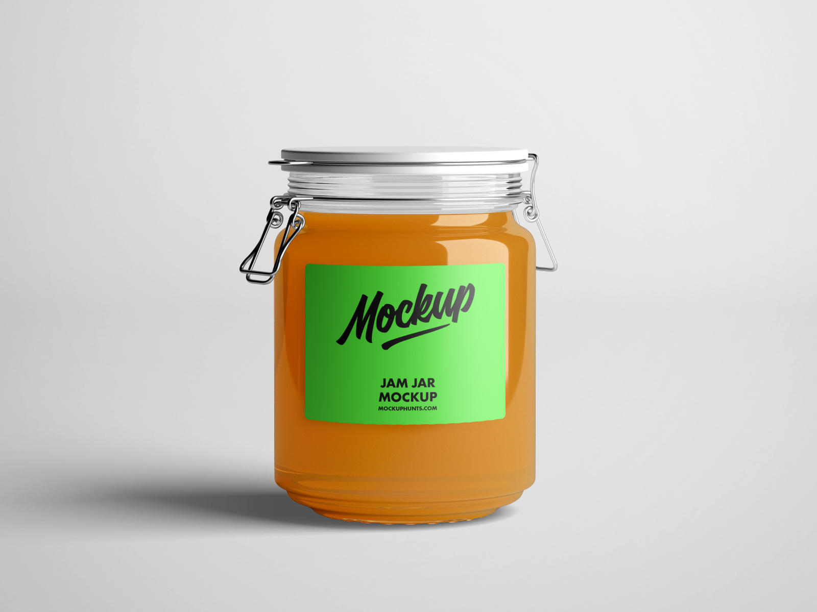 Free Jam Jar Mockup by Mockup Hunts on Dribbble