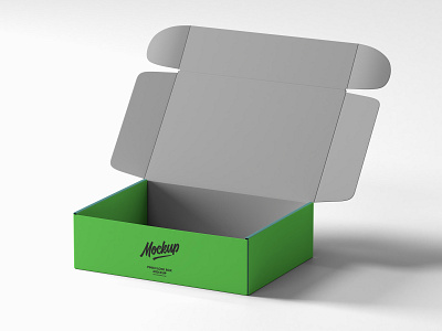 Free Pinch Lock Box Mockup