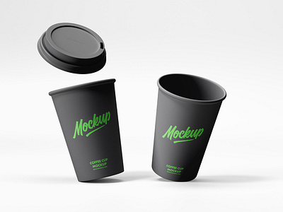 Free Iced Coffee Cup with Topping Mockup by Country4k on Dribbble