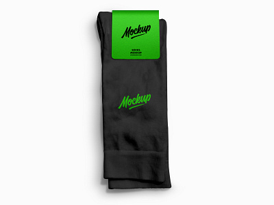 Free Pair of Socks Mockup