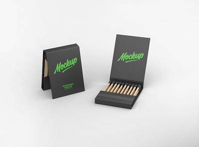 Free Matchbook Mockup branding download free free mockup matchbook mockup psd psd mockup