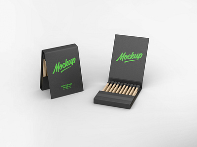 Free Matchbook Mockup