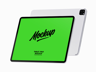 Free Isometric Tablet Mockup