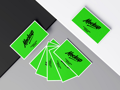 Free Top View Business Cards Mockup business card business card mockup download free mockup psd mockup