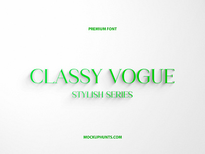 Free Font Classy Vogue Serif classy font serif serif font vogue vogue font