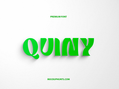 Free Font Quiny Serif Typeface