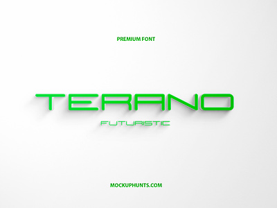 Free Font Terano Futuristic download font font free font futuristic terano