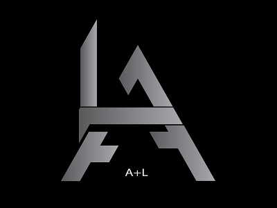 A+L Logo illustration logo ui vector