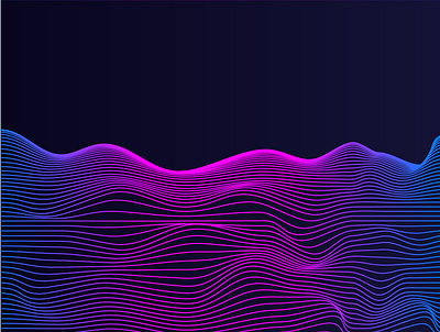 background of wavy blue purple lines abstract background branding design graphic design illustration logo vector